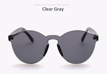 Fashion Women Sunglasses Cat Eye Shades Luxury Brand Designer Sun glasses Integrated Eyewear Candy Color Sunglasses Female UV400
