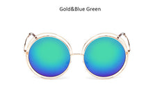 TSHING New big circle round frame sunglasses for women bicyclic female fashion personality Oculos Feminino oversized sun Glasses