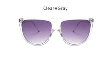 New Fashion Flat Top Goggle Sunglasses Women Vintage Brand Designer Sun Glasses