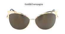 Vintage Cat Eye Women Sunglasses Fashion Ladies Cateye Mirror Sun Glasses