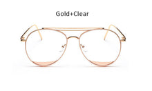 Clear Pink Aviation Sunglasses