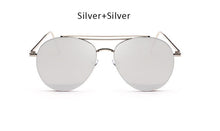 Clear Pink Aviation Sunglasses