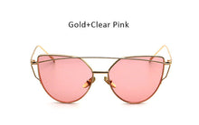 Fashion Ladies Ocean Cat Eye Sunglasses Women Clear Lens Optical Cateye Glasses Frame For Female Eyeglasses