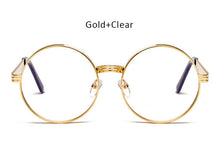 Vintage  Men Women Gothic Steampunk Round Sunglasses