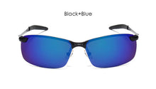 Male Night Vision Goggles Polarized Men's Sunglasses Brand Designer Rimless Driving Sun Glasses