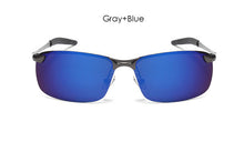 Male Night Vision Goggles Polarized Men's Sunglasses Brand Designer Rimless Driving Sun Glasses