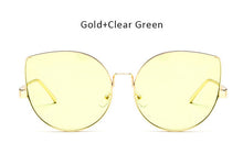 New Oversized Cat Eye Sunglasses Women Big Size Sun Glasses Fashion Brand Designer For Female Ladies