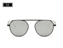 ROYAL GIRL Fashion Round Frame Cat's Eye Sunglasses Female Brand Designer Retro Sunglasses SS938